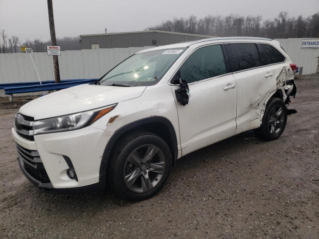 Salvage cars for sale from Copart West Mifflin, PA: 2018 Toyota Highlander