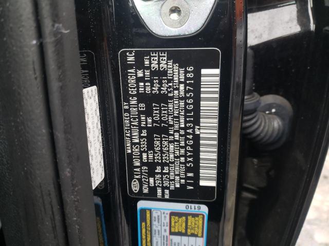2020 KIA SORENTO L - 5XYPG4A31LG657186
