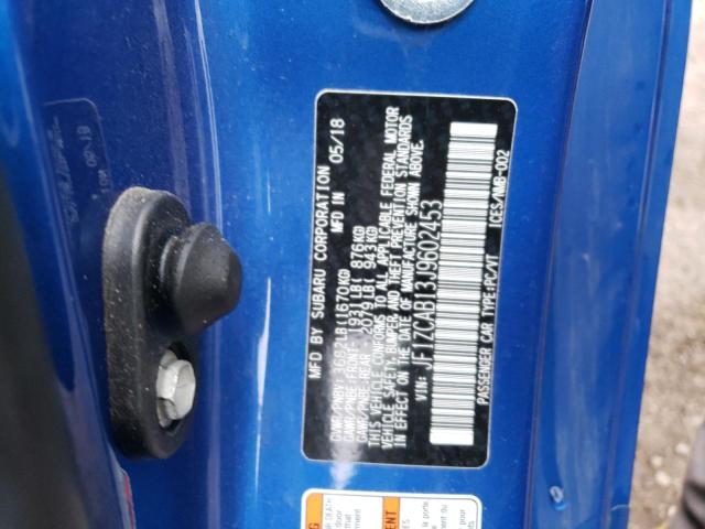 JF1ZCAB13J9602453 Subaru Brz 2.0 Premium