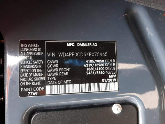 2019 MERCEDES-BENZ SPRINTER 2 - WD4PF0CD5KP075465