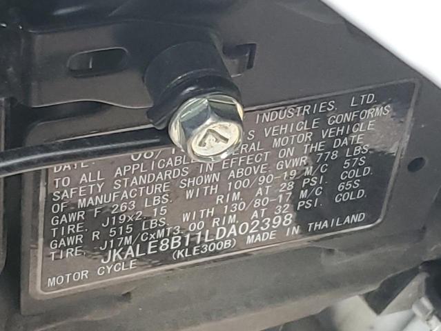2020 KAWASAKI KLE300 B JKALE8B11LDA02398