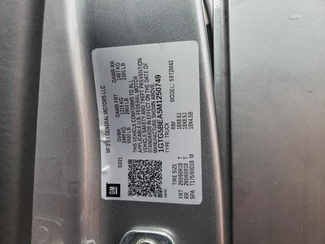 2021 GMC CANYON ELE 1GTG5BEA5M1250749