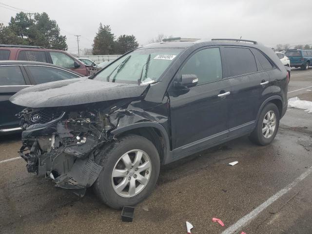 Salvage cars for sale from Copart Moraine, OH: 2013 KIA Sorento LX