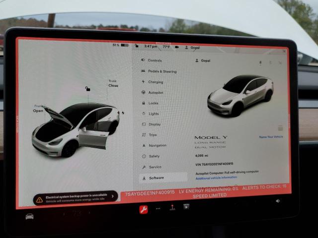 7SAYGDEE1NF400915 Tesla Model Y