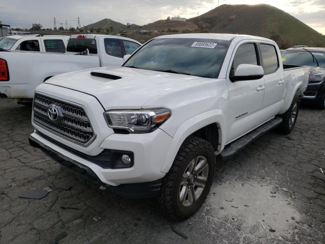 Salvage cars for sale from Copart Colton, CA: 2016 Toyota Tacoma DOU