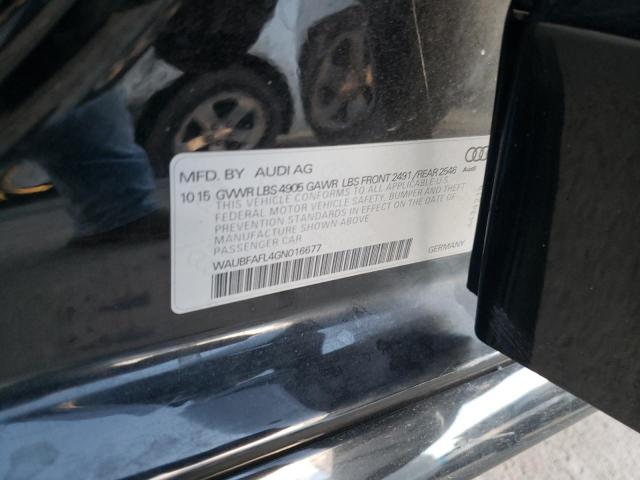2016 AUDI A4 WAUBFAFL4GN016677