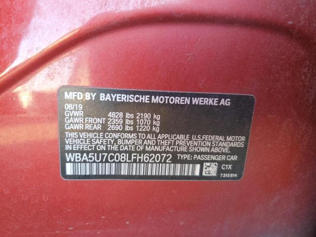 WBA5U7C08LFH62072 BMW M3