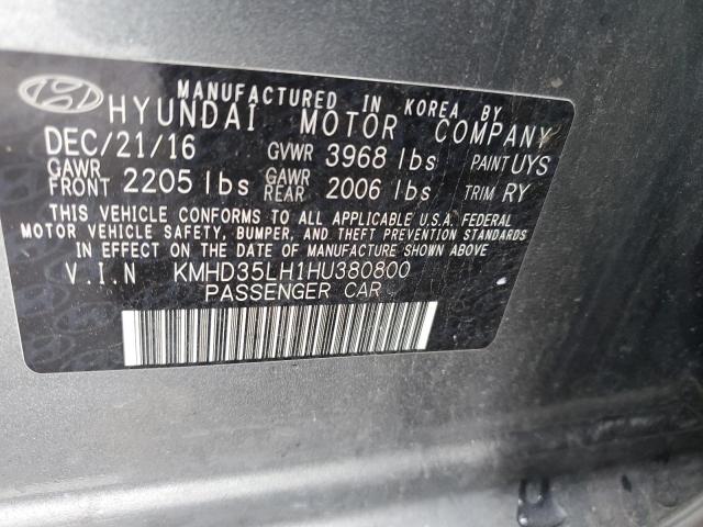 2017 HYUNDAI ELANTRA GT - KMHD35LH1HU380800