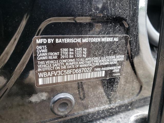 2015 BMW 535 D XDRI WBAFV3C58FD687022