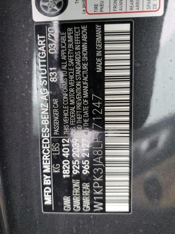 2020 MERCEDES-BENZ SLC 300 W1KPK3JA8LF171247