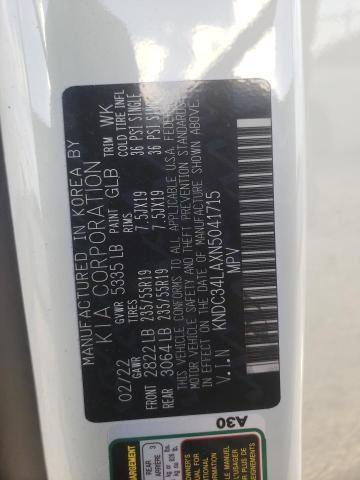 2022 KIA EV6 LIGHT KNDC34LAXN5041715