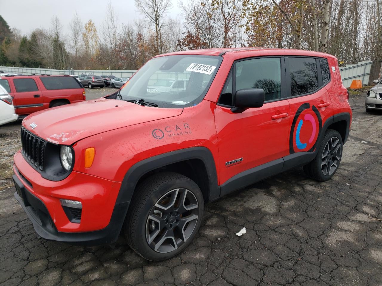 2021 Jeep Renegade Sport VIN: ZACNJDAB1MPN07786 Lot: 70192152