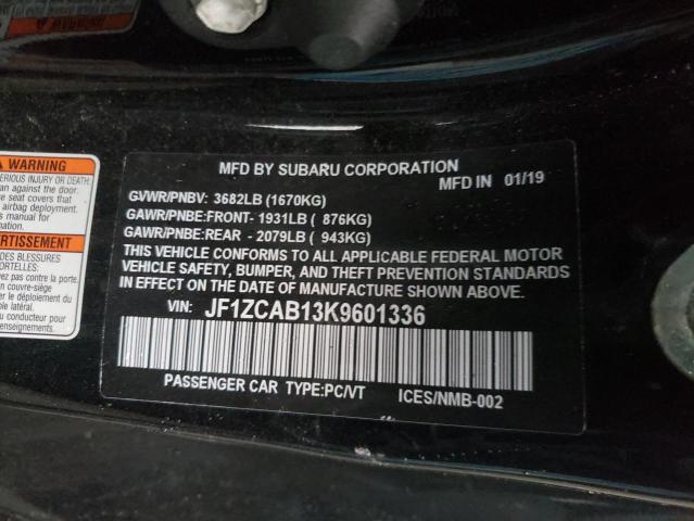 2019 SUBARU BRZ PREMIU JF1ZCAB13K9601336