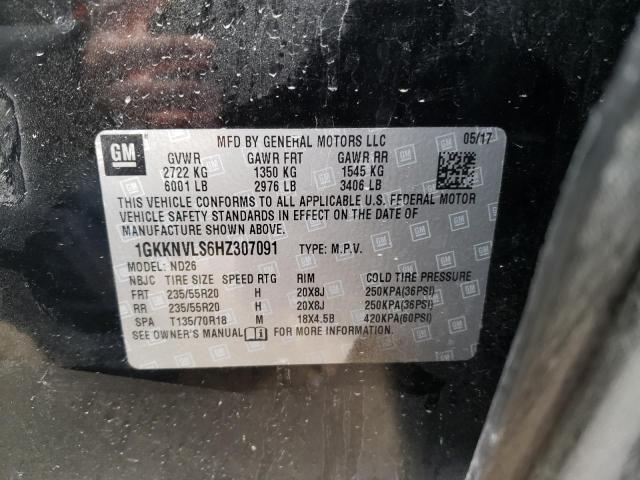 2017 GMC ACADIA ALL 1GKKNVLS6HZ307091