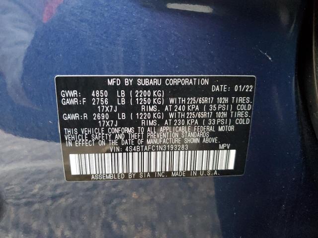 4S4BTAFC1N3193283 Subaru Outback