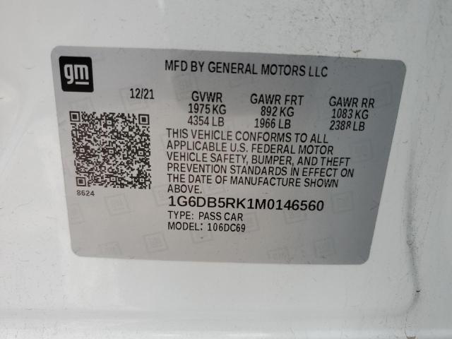 2021 CADILLAC CT4 PREMIU - 1G6DB5RK1M0146560
