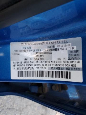 2019 TOYOTA YARIS L - 3MYDLBYV3KY504184