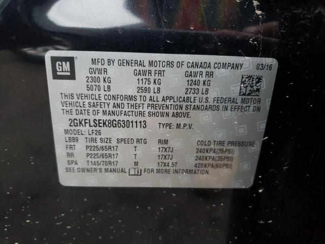 2GKFLSEK8G6301113 GMC Terrain Sle