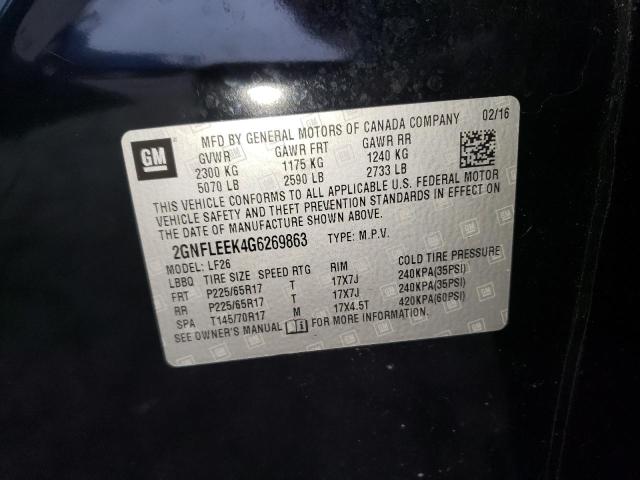 2016 CHEVROLET EQUINOX LS - 2GNFLEEK4G6269863