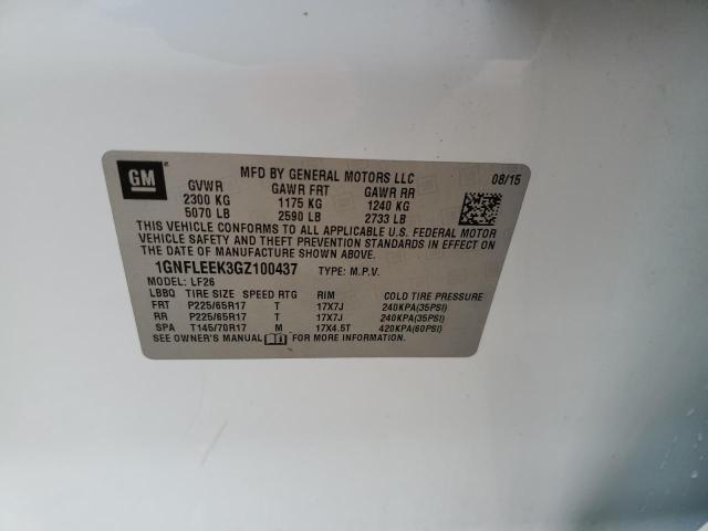 2016 CHEVROLET EQUINOX LS - 1GNFLEEK3GZ100437