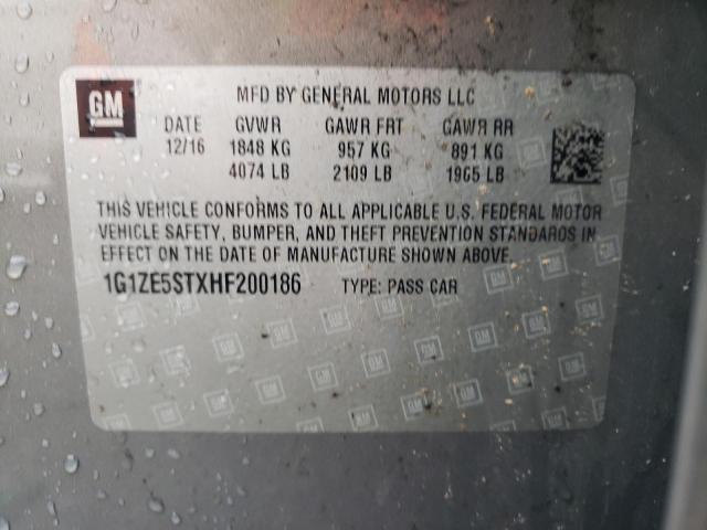 1G1ZE5STXHF200186 Chevrolet MALIBU LT