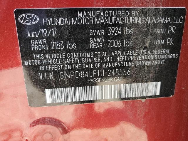 2018 HYUNDAI ELANTRA SE - 5NPD84LF1JH245556