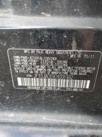 JF1GJAC69CH006392 Subaru Impreza Premium
