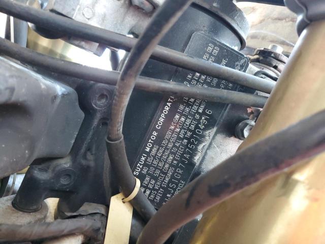 2005 SUZUKI GSX-R750 K JS1GR7JA752104916