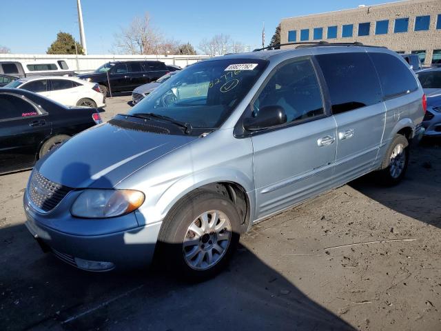 Chrysler Town & Country LXI salvage cars for sale: 2003 Chrysler Town & Country LXI