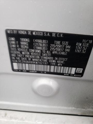 2019 HONDA HR-V TOURI 3CZRU6H99KM702197