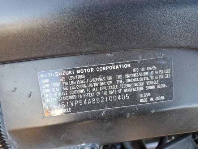 2006 SUZUKI DL650 K JS1VP54A862100405