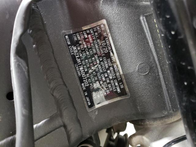 2021 KAWASAKI ZX636 K - JKBZXJH17MA007202