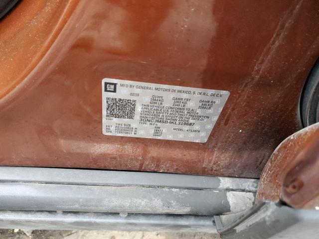 2019 CHEVROLET TRAX PREMI 3GNCJMSB4KL319687