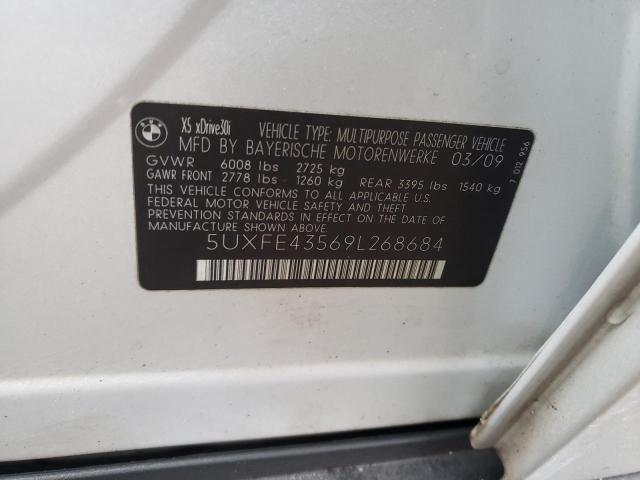 5UXFE43569L268684 BMW X5 Xdrive30i