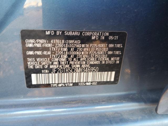 JF2GTHSC8MH346950 Subaru Crosstrek Sport