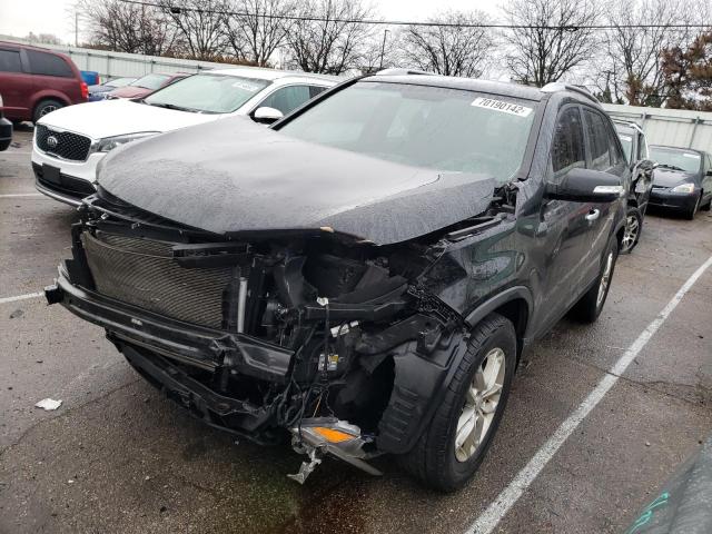 Salvage cars for sale from Copart Moraine, OH: 2015 KIA Sorento LX