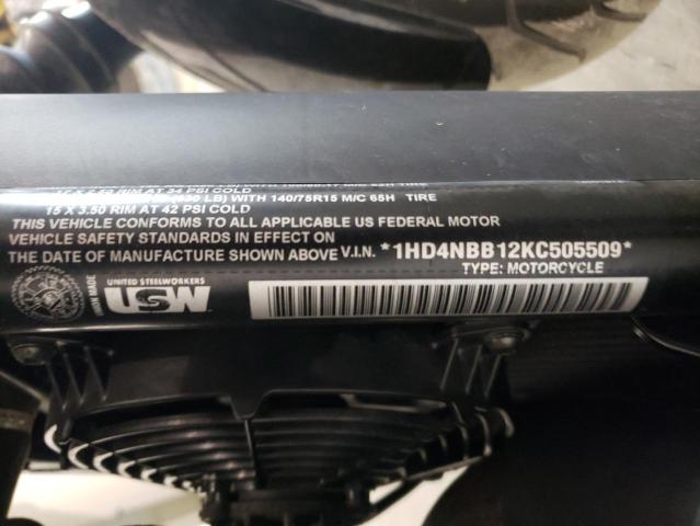 2019 HARLEY-DAVIDSON XG750 1HD4NBB12KC505509