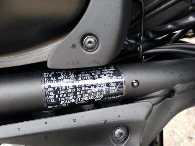 2022 KAWASAKI EN650 C - JKAENEC13NDA05960