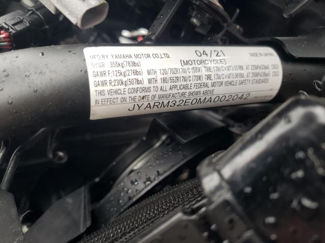 2021 YAMAHA MT07 JYARM32E0MA002042