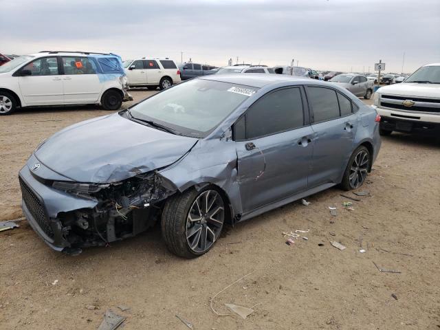 Salvage cars for sale from Copart Amarillo, TX: 2020 Toyota Corolla SE