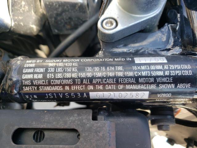2001 SUZUKI VZ800 - JS1VS53A612102582