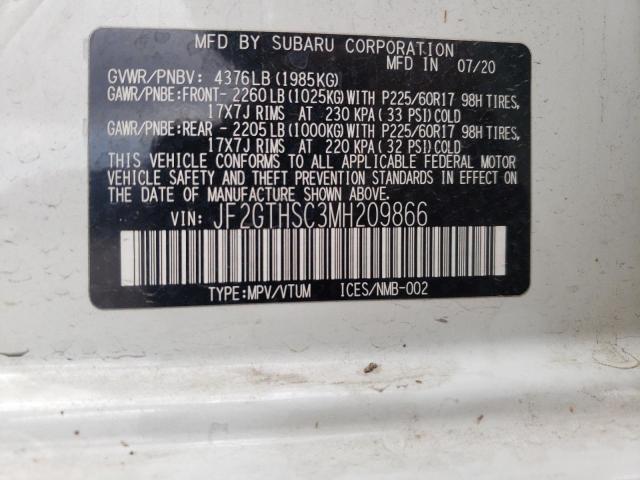 JF2GTHSC3MH209866 Subaru Crosstrek Sport