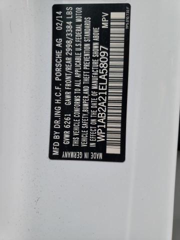 WP1AB2A21ELA58097 Porsche CAYENNE S