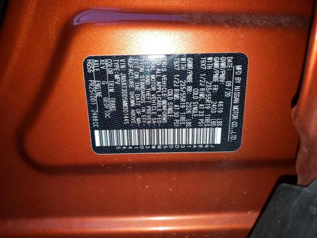 2021 NISSAN ROGUE PLAT - JN8AT3DD5MW301445