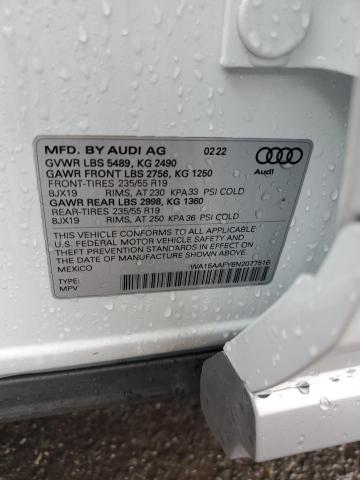 2022 AUDI Q5 SPORTBA WA15AAFY6N2077516