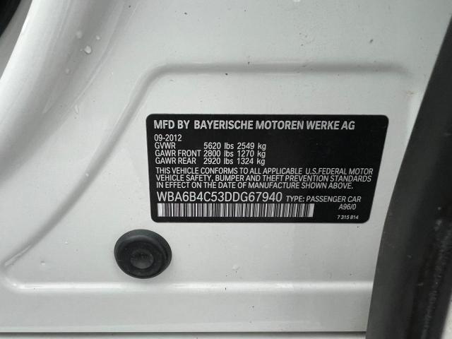 WBA6B4C53DDG67940 BMW 650 XI