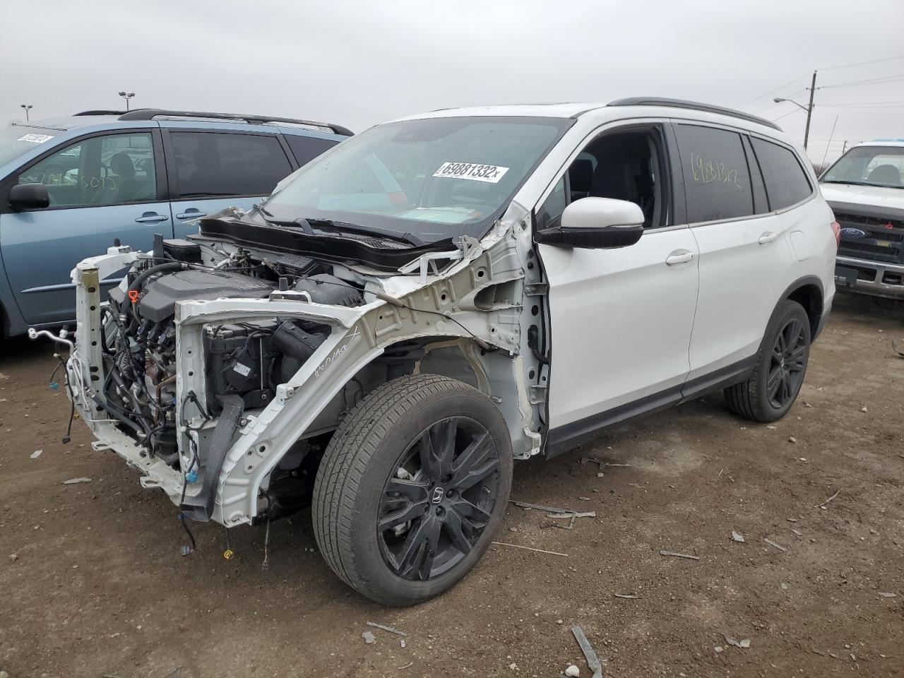 5FNYF6H20NB008571 HONDA PILOT SE 2022