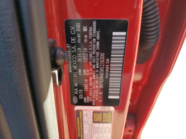 3KPA24AB5KE216300 KIA RIO S