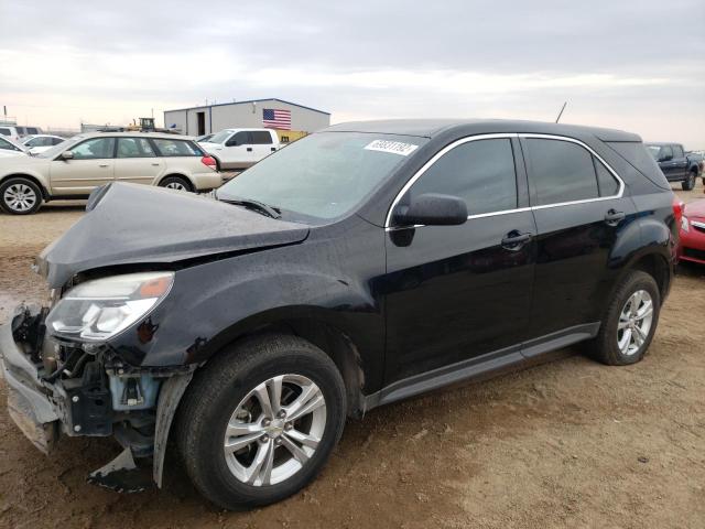 Salvage cars for sale from Copart Amarillo, TX: 2017 Chevrolet Equinox LS