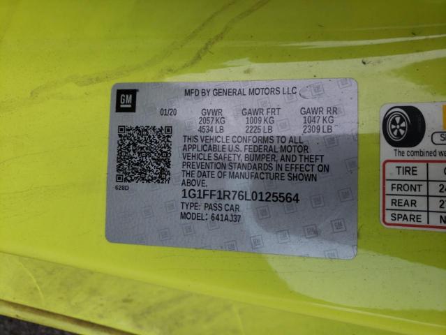 2020 CHEVROLET CAMARO LZ - 1G1FF1R76L0125564